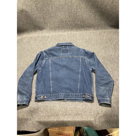 Route 66 Denim Jacket Women’s Size Large Blue Long Sleeve Button Up - Picture 8 of 9